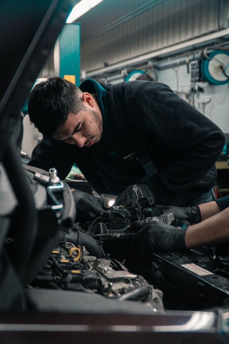 Mechanic at work at Kingdom Auto